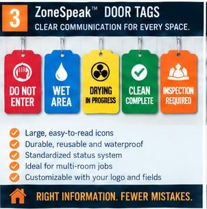 VISORI ZoneSpeak Door Tags
