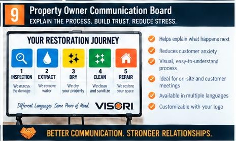 VISORI Property Owner Communication Board